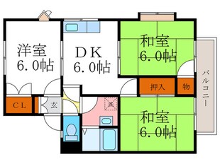 シルキ－ハイツの物件間取画像